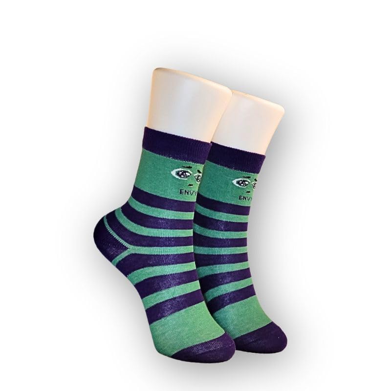 Bucket 'Ed Emotions socks - Inside Out Inspired Socks for Kids - 6 Vibrant Character Designs, Ages 4-7, Shoe Size 11-2