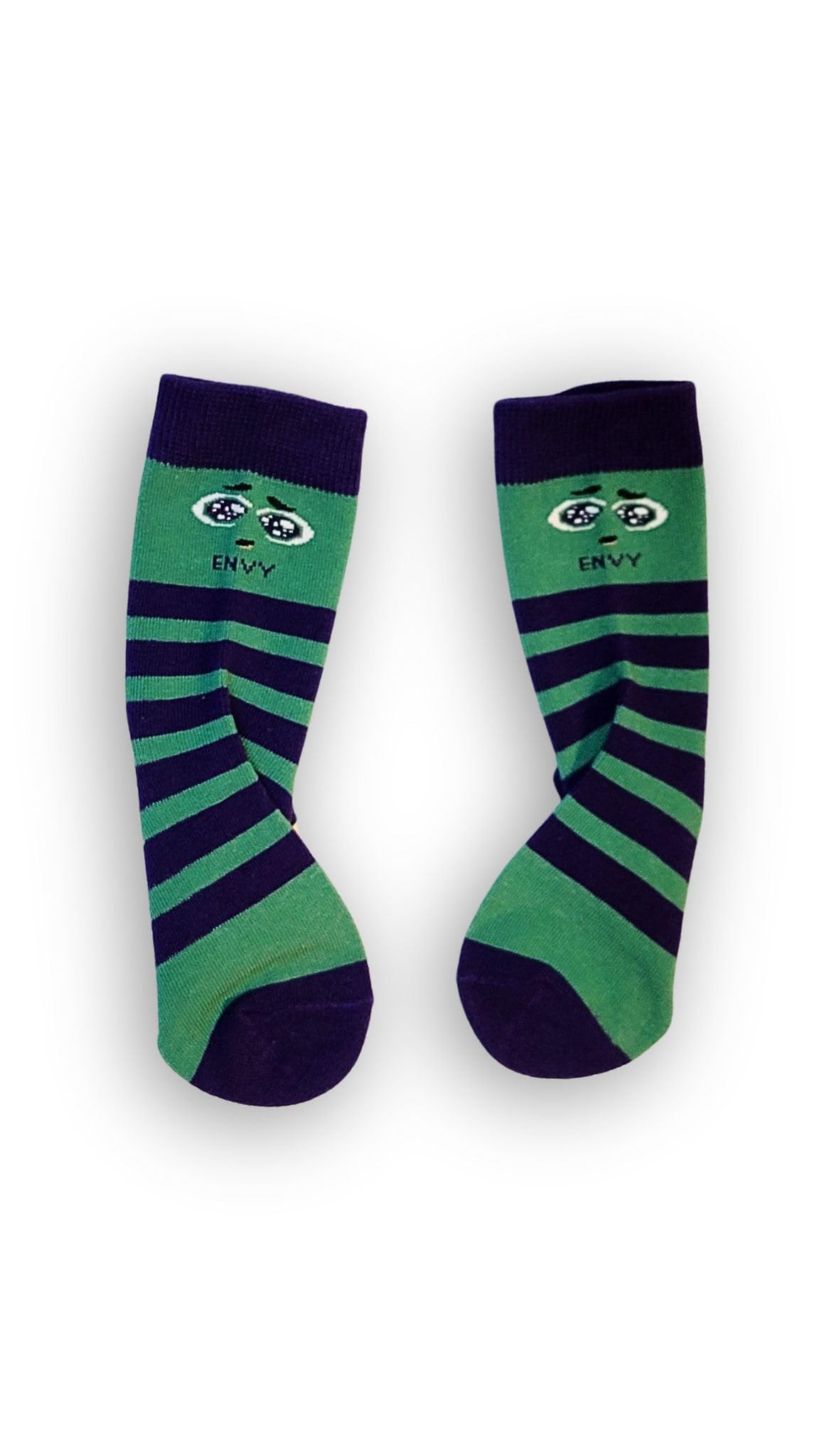 Bucket 'Ed Emotions socks - Inside Out Inspired Socks for Kids - 6 Vibrant Character Designs, Ages 4-7, Shoe Size 11-2