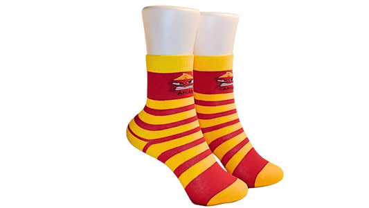 Bucket 'Ed Emotions socks - Inside Out Inspired Socks for Kids - 6 Vibrant Character Designs, Ages 4-7, Shoe Size 11-2
