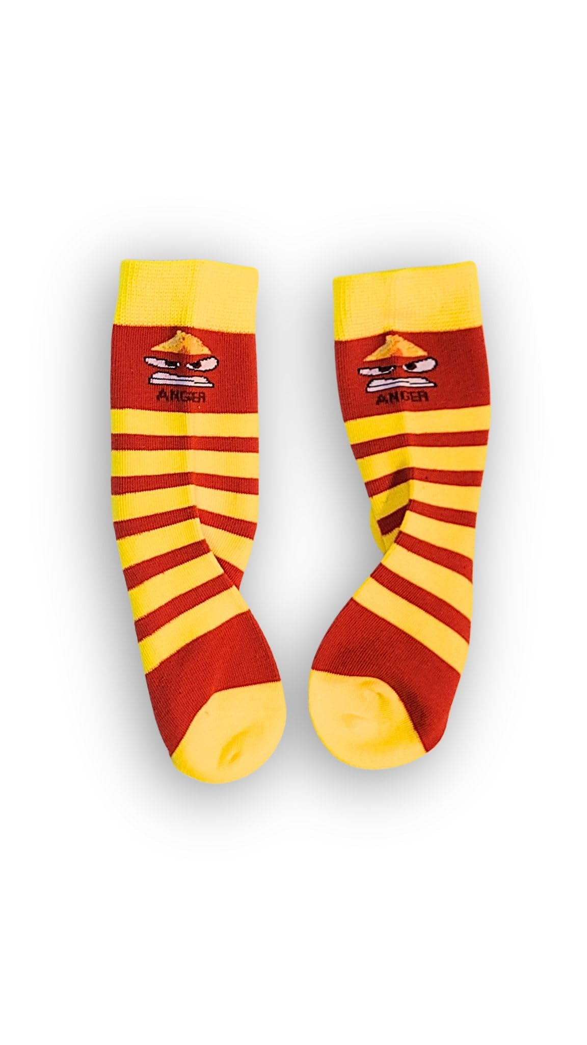 Bucket 'Ed Emotions socks - Inside Out Inspired Socks for Kids - 6 Vibrant Character Designs, Ages 4-7, Shoe Size 11-2