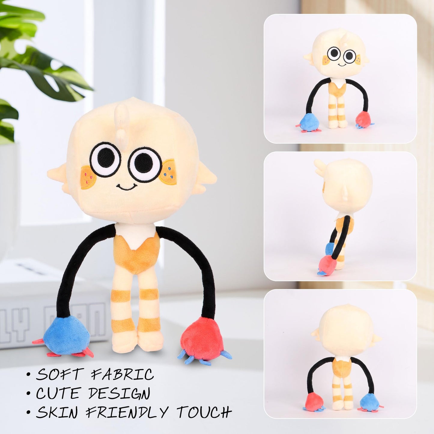 Dandy's World Plush 13'' Horror Games Plushies Toy for Boys Girls Soft Stuffed Animal Pillow Doll for Fans Kids Halloween Christmas Birthday Gifts
