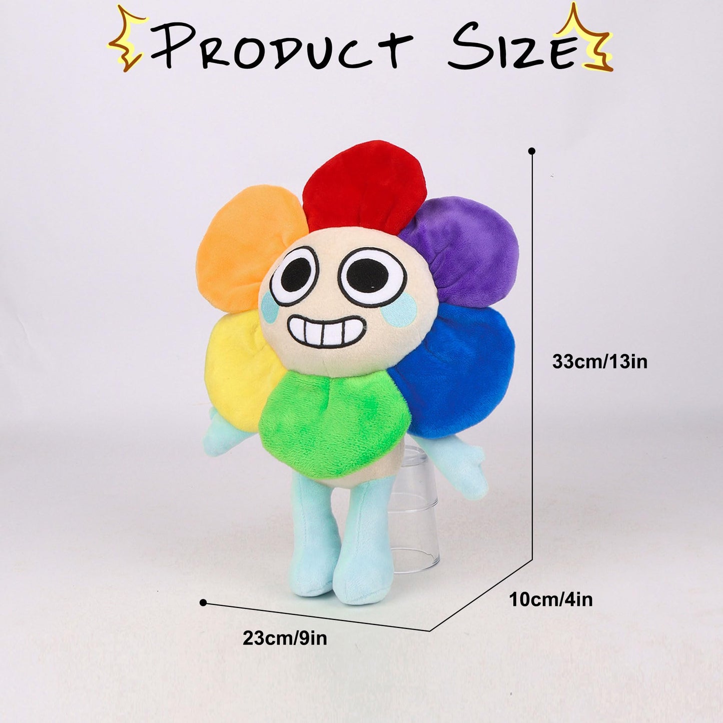 Dandy's World Plush 13'' Horror Games Plushies Toy for Boys Girls Soft Stuffed Animal Pillow Doll for Fans Kids Halloween Christmas Birthday Gifts
