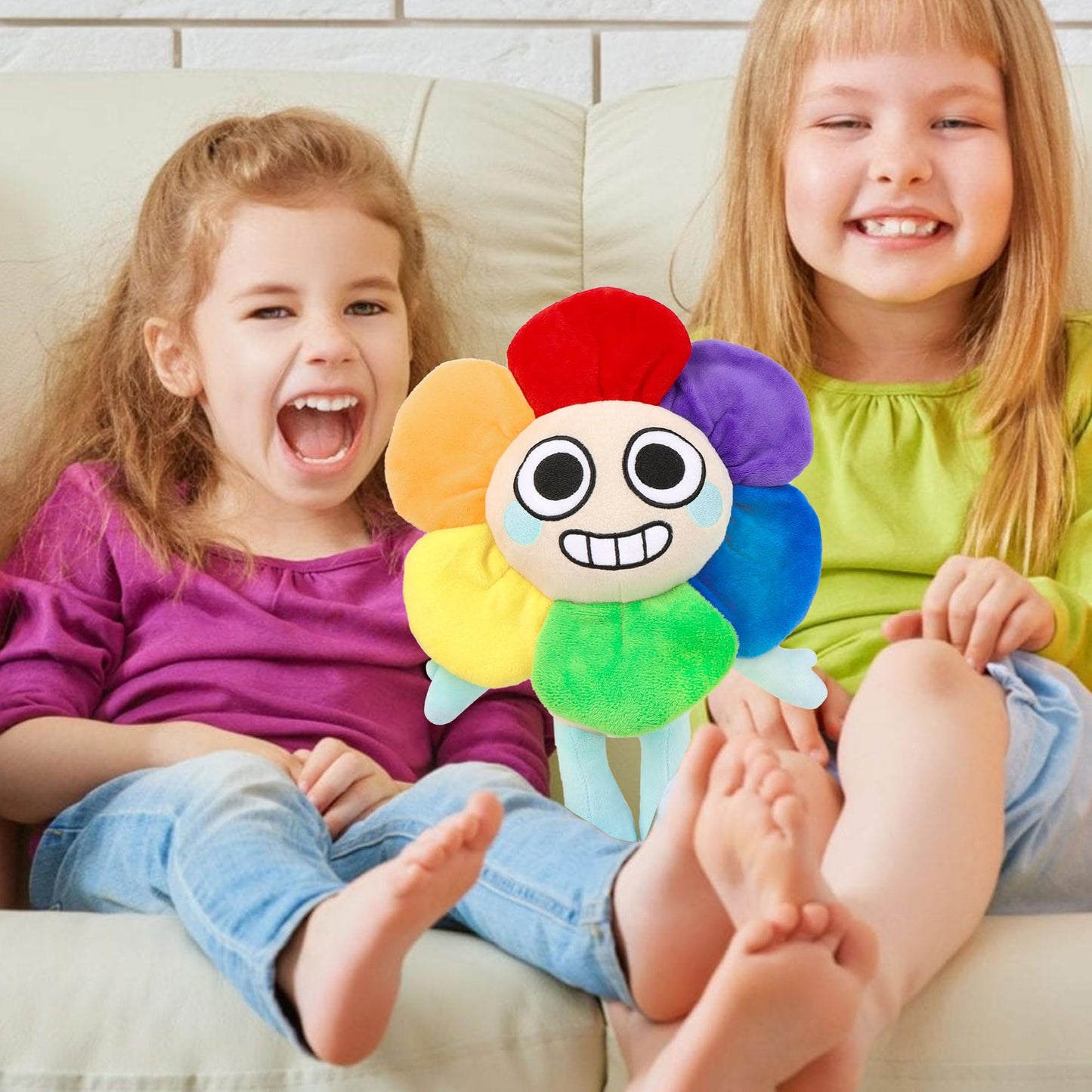 Dandy's World Plush 13'' Horror Games Plushies Toy for Boys Girls Soft Stuffed Animal Pillow Doll for Fans Kids Halloween Christmas Birthday Gifts