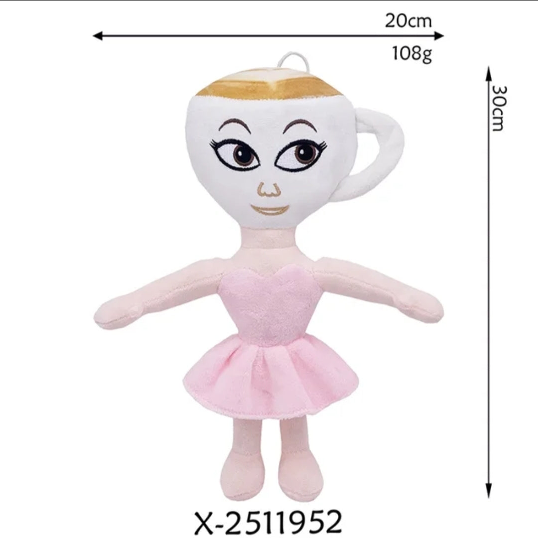 Italian Brainrot Viral-Inspired Collectible Plush Figures by Bucket 'Ed for Ages 14+, Soft & Absurd Display Characters
